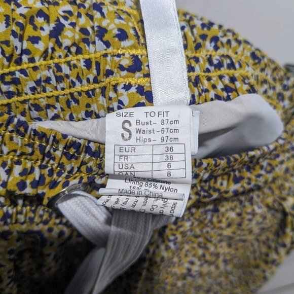 Seafolly | Spirit Animal Board Short in Gold/Blue leopard - Picture 6 of 11